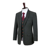 Green Barleycorn Tweed Jacket - Yoosuitan