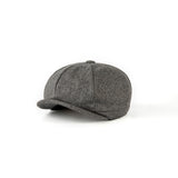 Grey Tweed Newsboy Caps