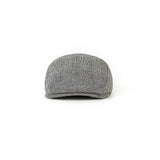 Grey Prince of Wales Tweed Flat Caps