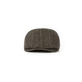 Ginger Yellow Herringbone Tweed Flat Caps