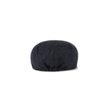 Dark Navy Estate Herringbone Tweed Flat Caps