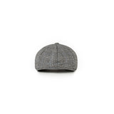 Grey Prince of Wales Tweed Newsboy Caps