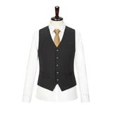 Black mercerized wool stretch suit underneath