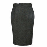 Green Herringbone Tweed 3 Piece Women Suit