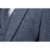 Blue Barleycorn Tweed Jacket - Yoosuitan
