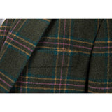 Green Overcheck Twill Tweed 3 Piece Suit - Yoosuitan