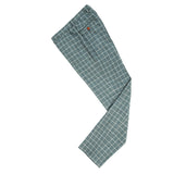 Light Green Overcheck Twill Tweed 3 Piece Suit - Yoosuitan