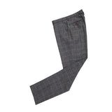 Grey Plaid Tweed 3 Piece Suit - Yoosuitan