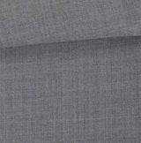 Light Grey Worsted Wool 2 Piece Suit Jacket and Pants - Yoosuitan