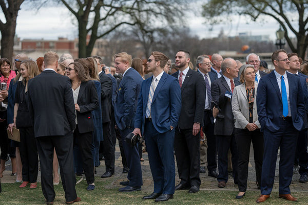 The suit culture in the American family party