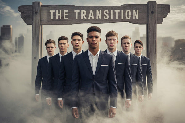 Suit and tie: the transformation ritual from boy to man