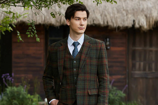 The collision of classic plaid and modern style