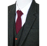 Green Barleycorn Tweed 3 Piece Suit