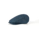 Blue Estate Herringbone Tweed Flat Caps