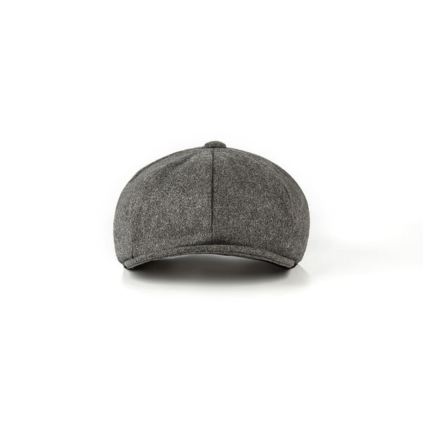 Grey Tweed Newsboy Caps