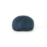 Blue Estate Herringbone Tweed Newsboy Caps