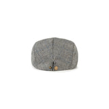Grey Prince of Wales Tweed Flat Caps