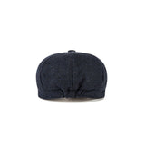 Navy Barleycorn Tweed Newsboy Caps