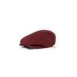 Maroon Barleycorn Tweed Flat Caps