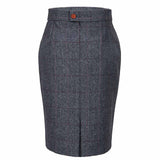 Traditional Grey Estate Herringbone Tweed 3 Piece Women Suit