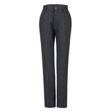 Dark Grey Estate Herringbone Tweed 3 Piece Women Suit