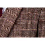 Blown Overcheck Twill Tweed 3 Piece Suit - Yoosuitan