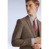 BlOWN ESTATE HERRINGBONE TWEED 3 PIECE SUIT - Yoosuitan