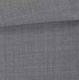 Light Grey Worsted Wool 2 Piece Suit Jacket and Pants - Yoosuitan