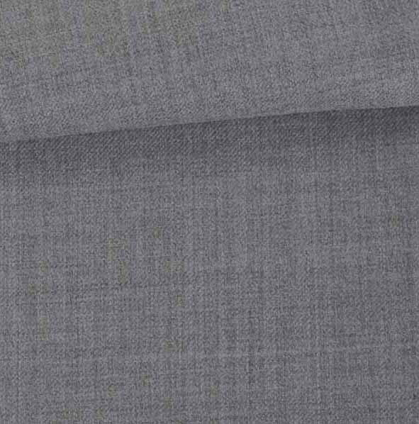 Light Grey Worsted Wool 2 Piece Suit Jacket and Pants - Yoosuitan